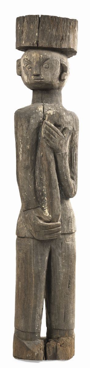 Scultura Raffigurante «figura di Antenato Uomo»