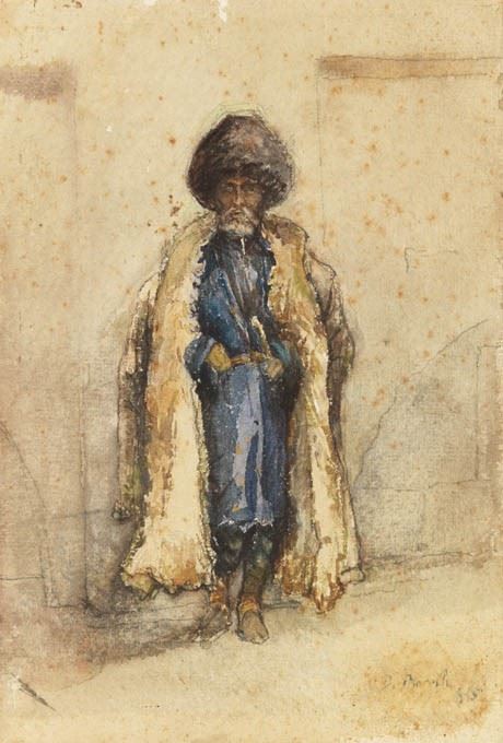 Ignoto del XIX Secolo - Figura con Turbante