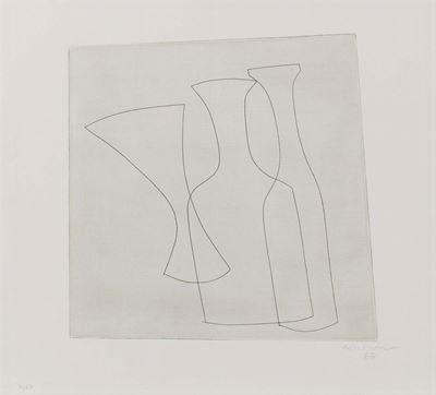 Two Bottles And Glass