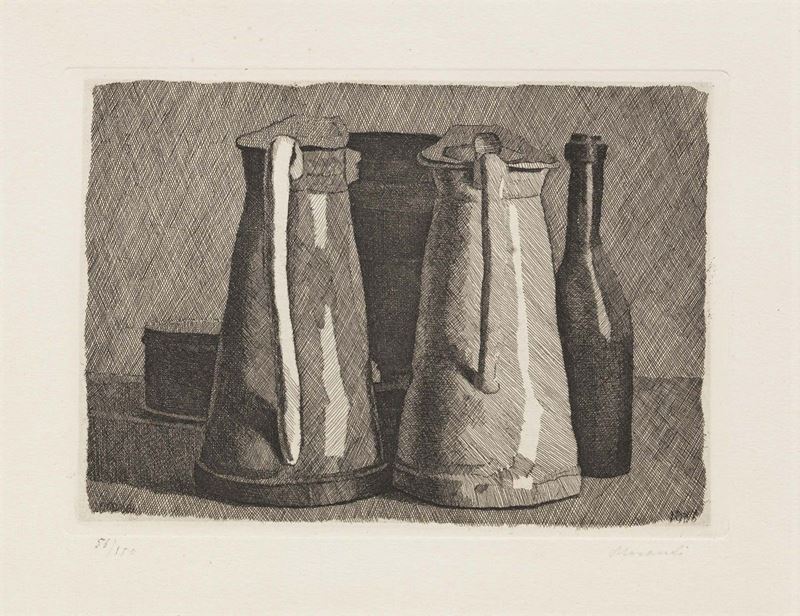 Giorgio Morandi - Natura Morta con Cinque Oggetti