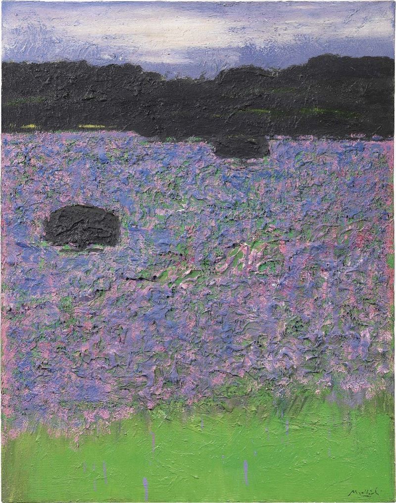 Carlo Mattioli - Campo di Lavanda in Versilia