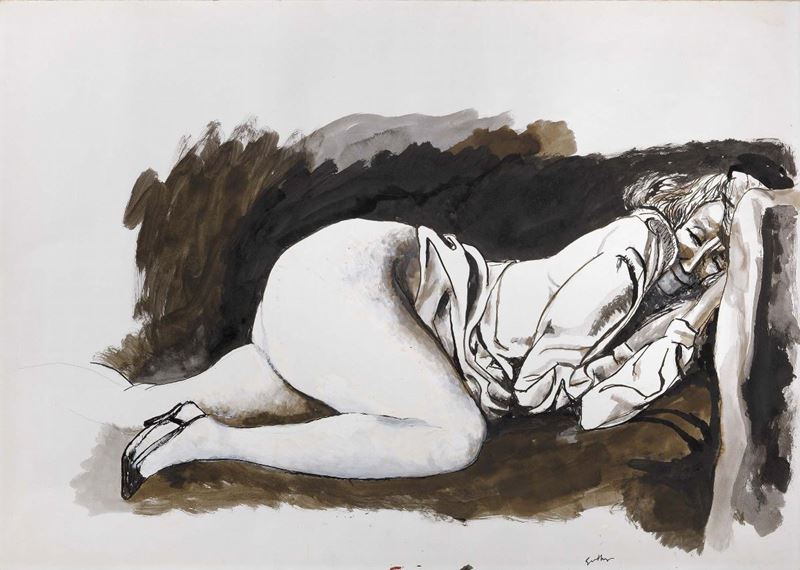 Renato Guttuso - Donna Sdraiata