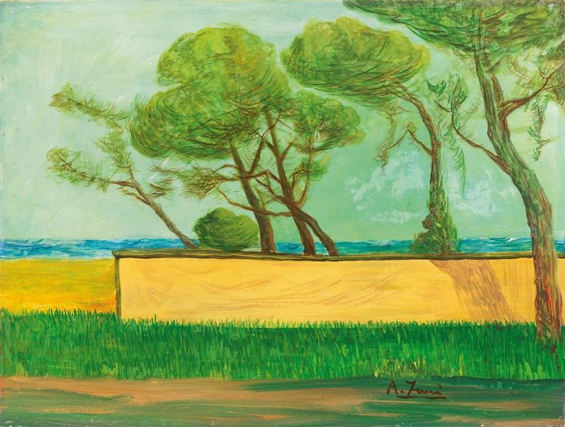 Achille Funi - Paesaggio Marino