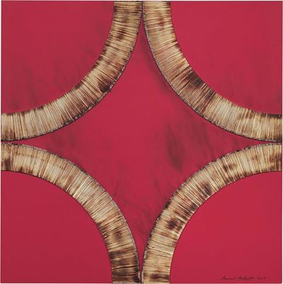 Dessin De Feu Sur Table Rouge