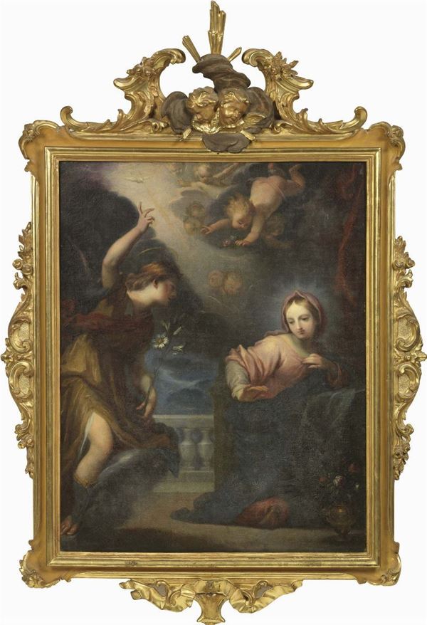 Scuola toscana fine XVII secolo - Annunciazione