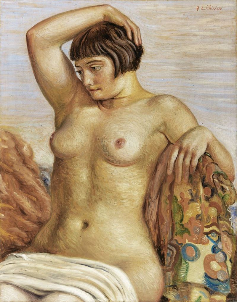 Giorgio De Chirico - Nudo di Donna