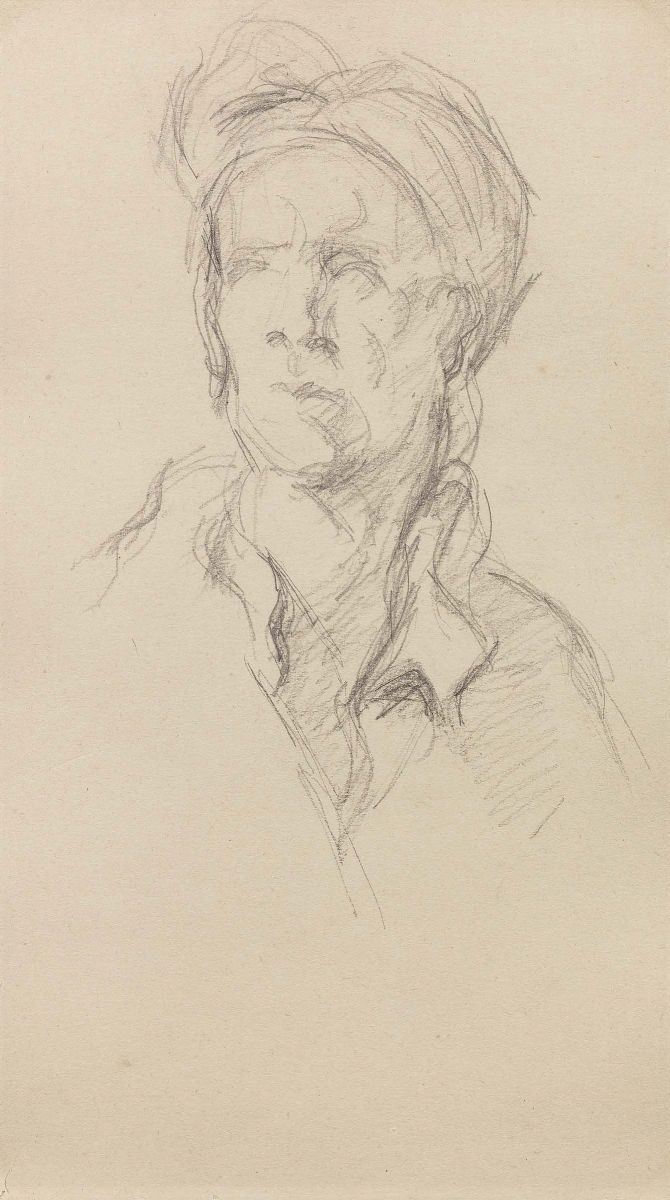 Paul Cézanne - Busto di Nicolas Coustou di Guillaume Coustou (dal Marmo del Louvre)