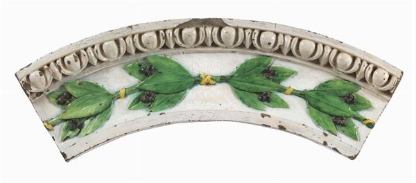 Bottega Robbiana - Frammento di decorazione di arco