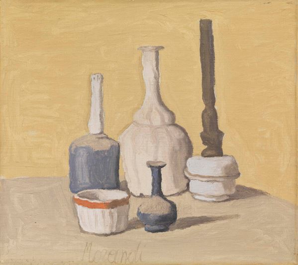 Giorgio Morandi : Natura morta  ((1941))  - Olio su tela - Auction MODERN ART - II - Casa d'aste Farsettiarte