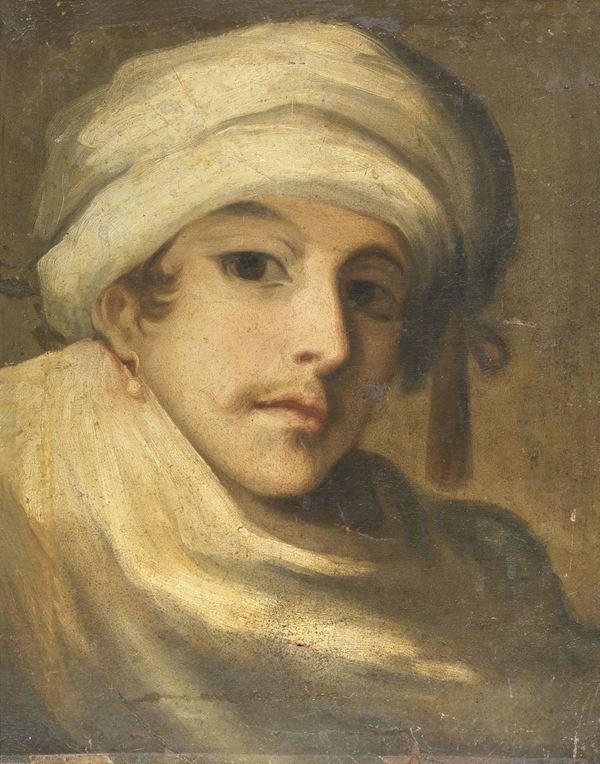 Ignoto del XIX secolo - Giovane uomo con turbante