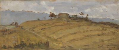 Paesaggio Collinare con Casa Colonica