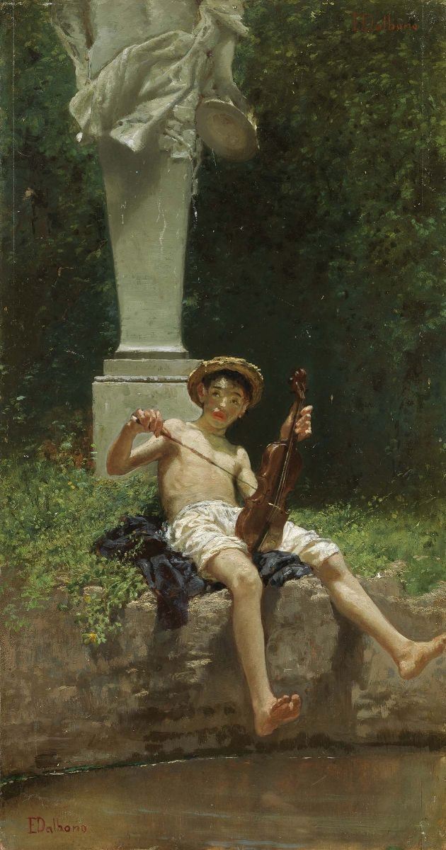 Edoardo Dalbono - La Nuova Arcadia (pastore Violinista)
