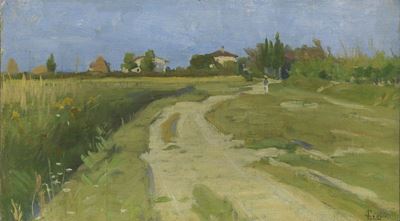 Paesaggio con Casolari