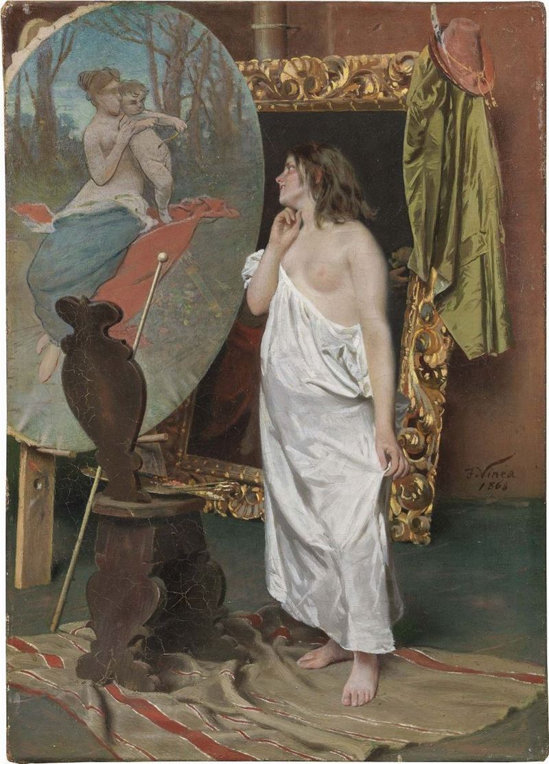 Francesco Vinea - Nello Studio del Pittore