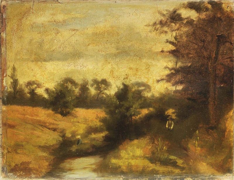 Barthélemy Menn - Paesaggio con Figure