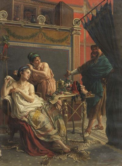 Scena Romana (allegoria della Commedia)