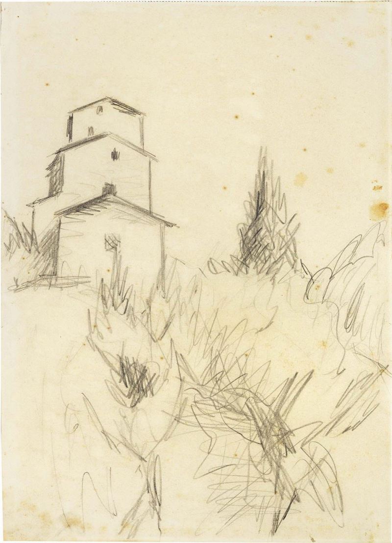 Ottone Rosai - Paesaggio