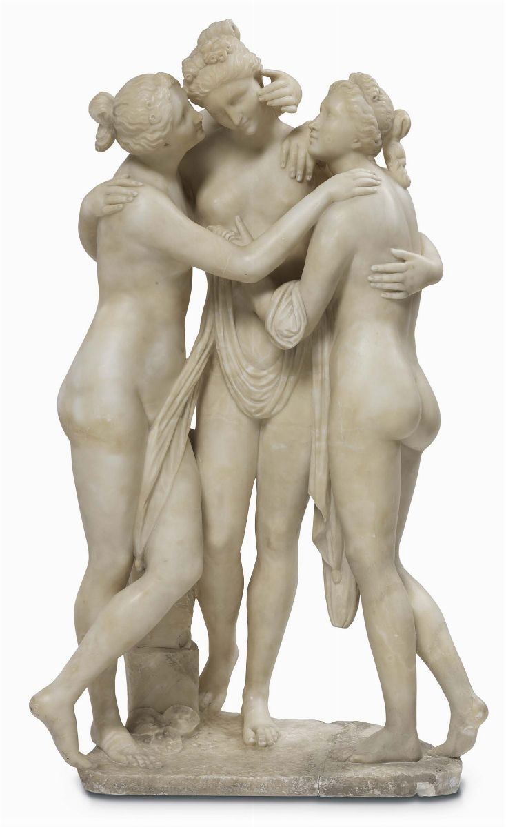 Ignoto Fine XIX Secolo - Le Tre Grazie (da Antonio Canova)
