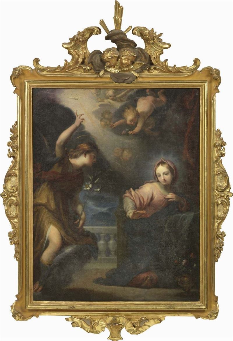 Scuola Toscana Fine XVII Secolo - Annunciazione