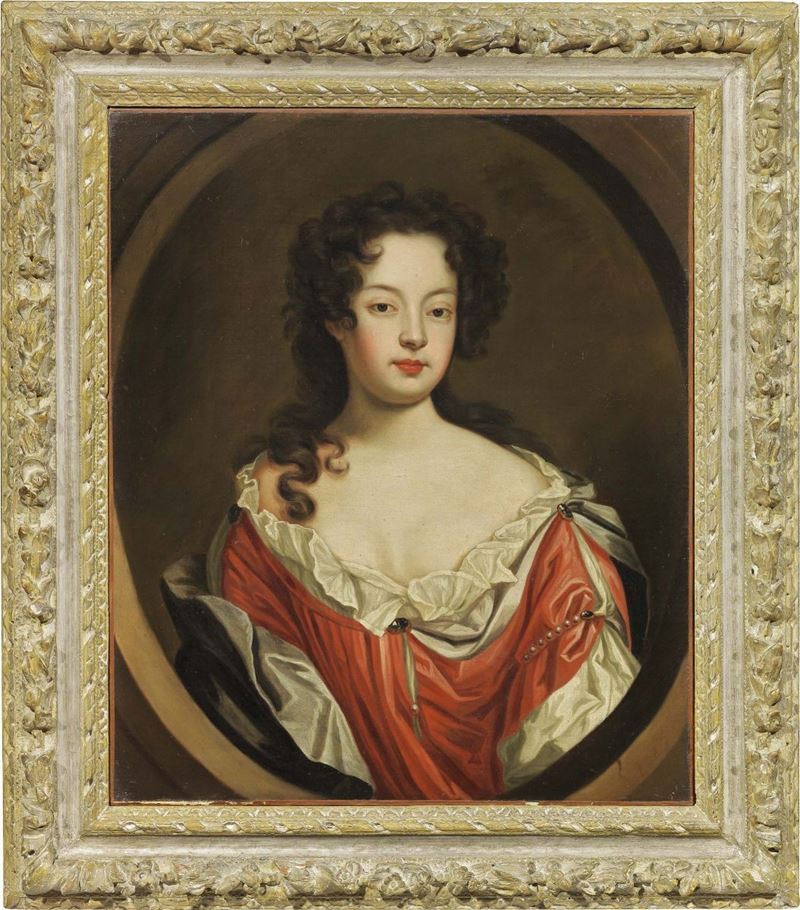 Scuola Francese del XVIII Secolo - Ritratto di Dama