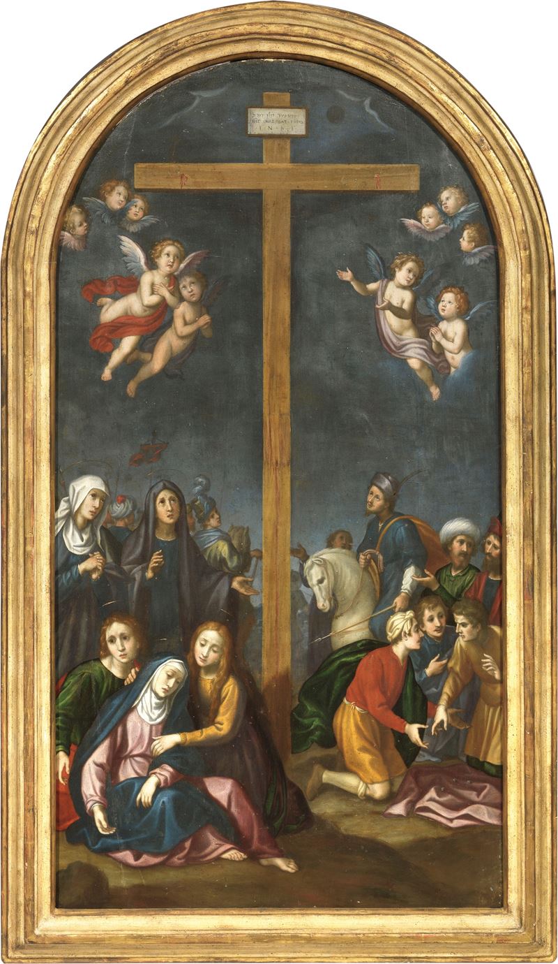 Francesco Curradi (attr. A) - Celebrazione della Croce