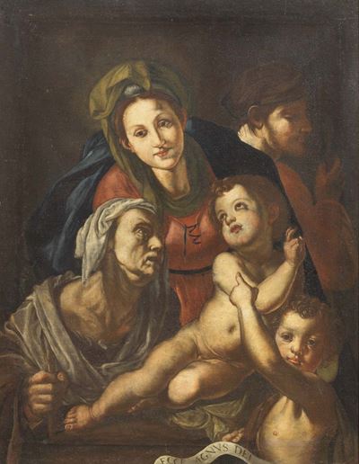 Sacra Famiglia con San Giovannino e Sant'anna