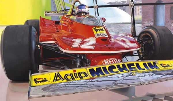 Enrico Ghinato - Ferrari 312 T4 - Gilles Villeneuve