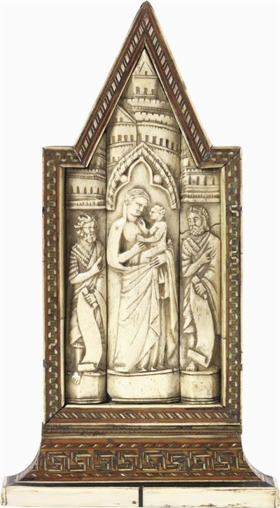 Madonna Col Bambino, San Giovanni Battista e Santo