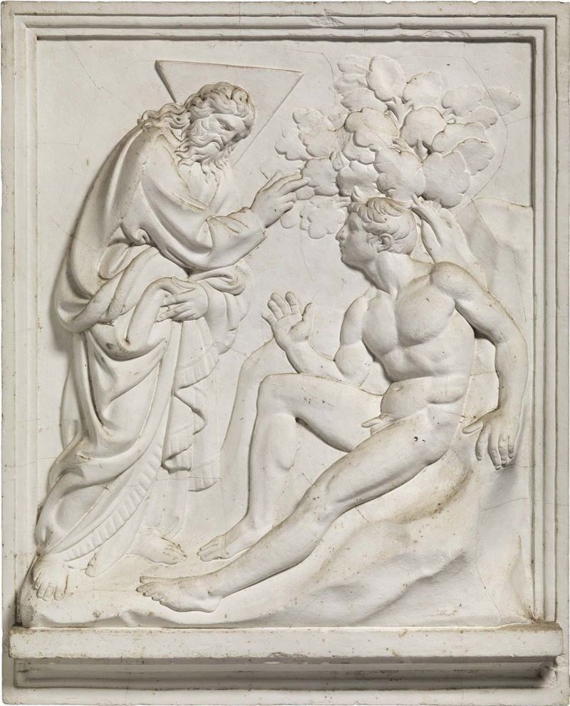 Coppia di Bassorilievi in Gesso