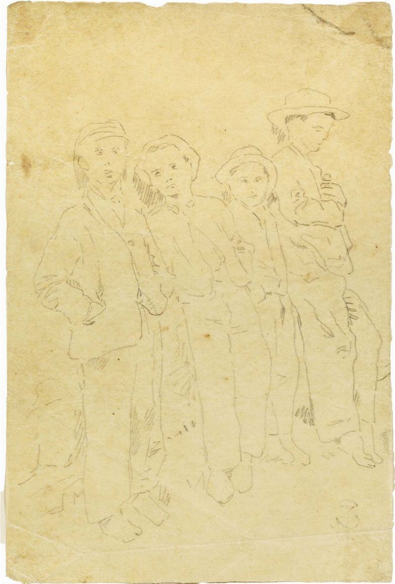 Telemaco Signorini - Quattro Figure