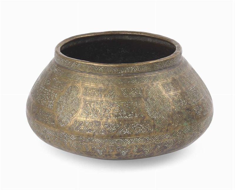 Boule Islamica in Bronzo Cesellato