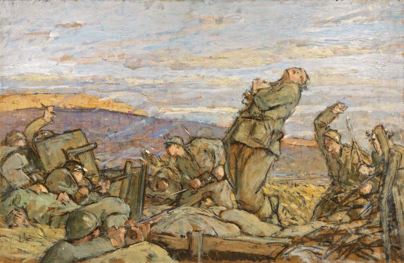 Galileo Chini - Scena di Guerra (la Morte)