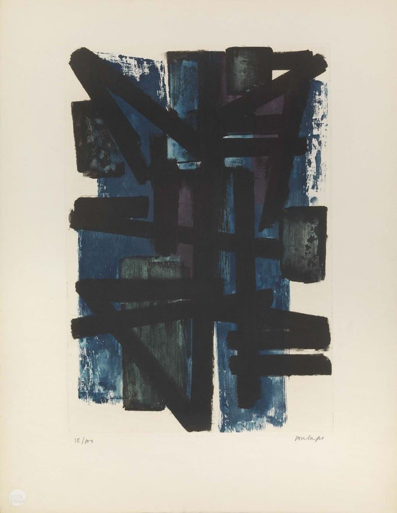 Pierre Soulages - Eau-forte i