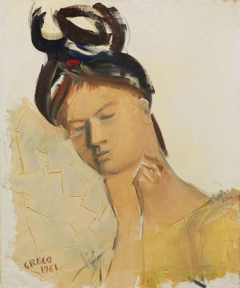 Emilio Greco - Testa di Giovane Donna
