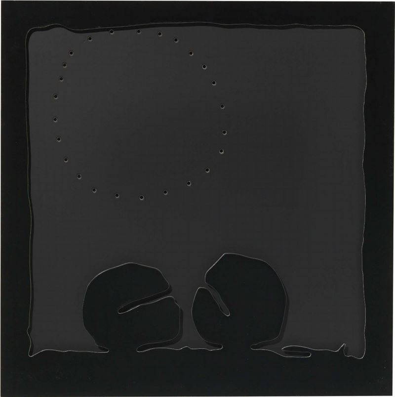 Lucio Fontana - Concetto Spaziale - Teatrino (nero)
