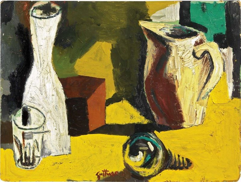 Renato Guttuso - Natura Morta con Lampadina