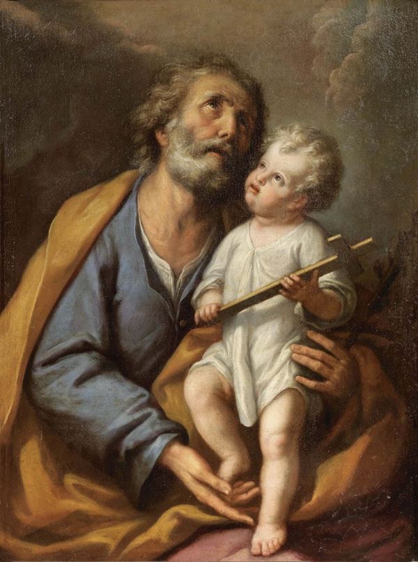 Giuseppe Badaracco - San Giuseppe col Bambino