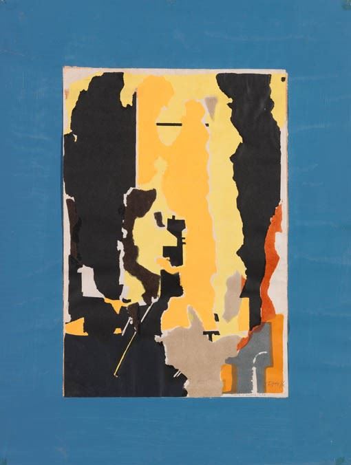 Mimmo Rotella - Senza Titolo
