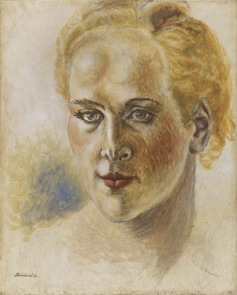 Alberto Savinio - Ritratto di Emilia Santangelo