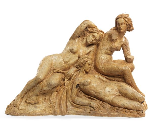 Gustave Fontaine - Tre figure femminili