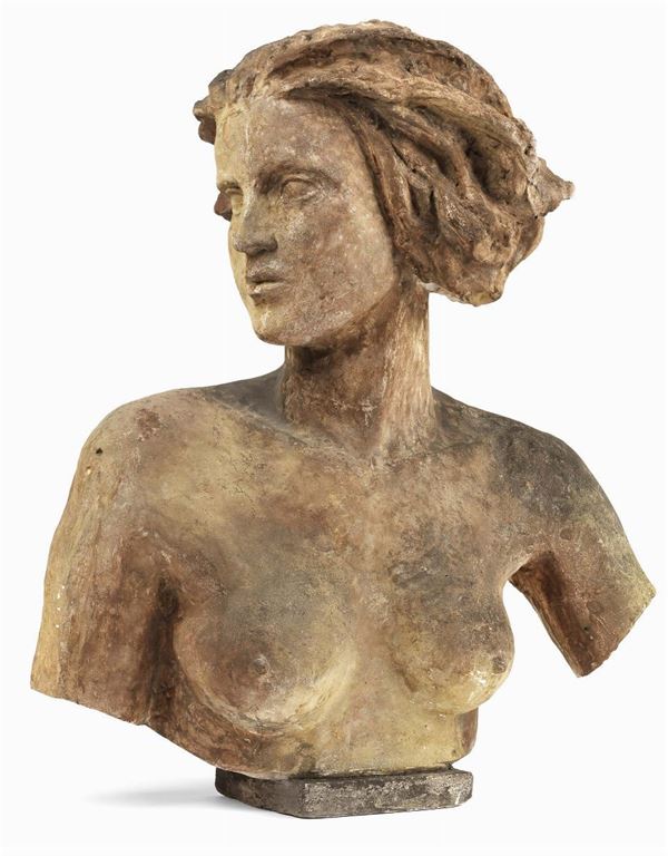 Gustave Fontaine - Busto di donna