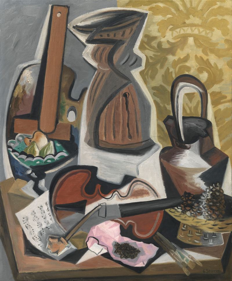 Gino Severini - Natura Morta con Tavolozza