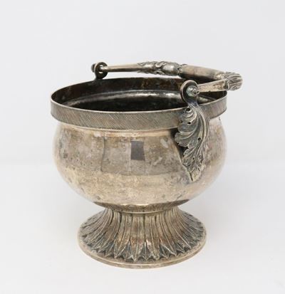 Antico Calcedrino (o Secchiello) in Argento