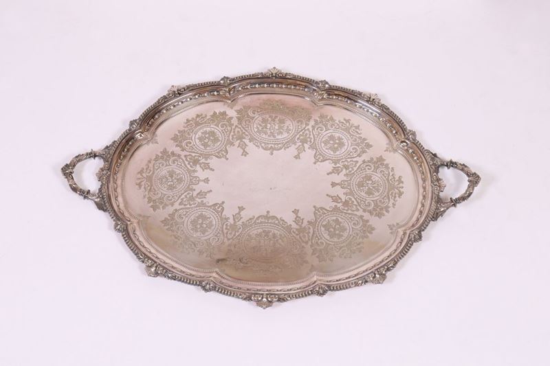Grande Vassoio in Sheffield Plated