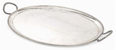 Antico Vassoio in Argento