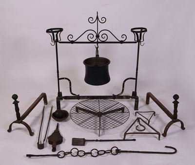 Set da Camino in Ferro Battuto