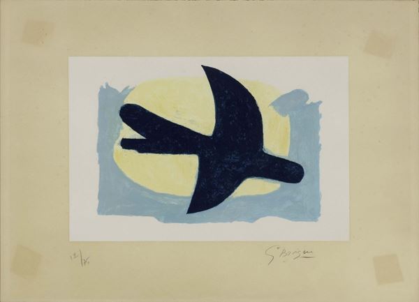 Georges Braque - Uccello blu e giallo