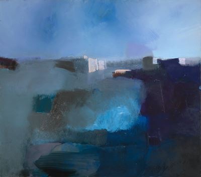 Vorstadt Zu Früher Stunde (blau)
