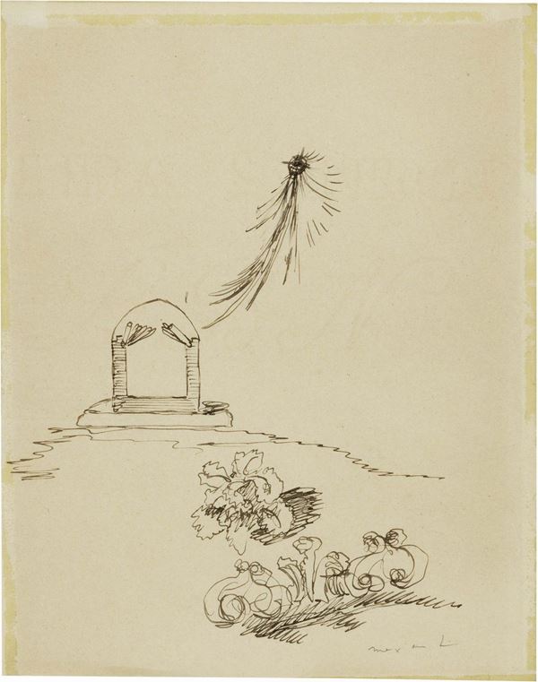 Max Ernst - Cométe et fleurs
