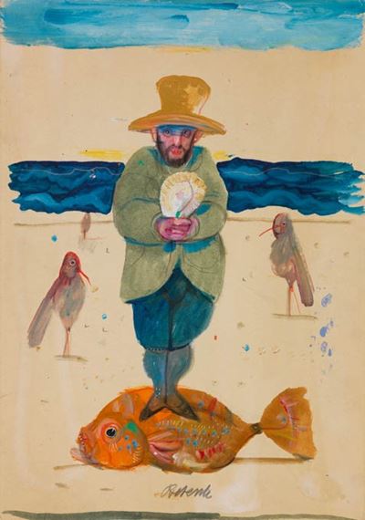 Figura sulla Spiaggia